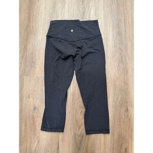 Lululemon define Black High Rise Crop Leggings Yoga‎ Pants Women's Activewear